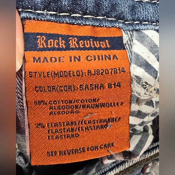 Rock Revival Sasha Bootcut Jeans Size 29 - Picture 11 of 11
